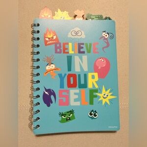 Inside Out 2 “Believe in Yourself' Spiral Notebook New